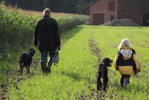 Ch. Brinkert mit Rosi, Ida Brinkert mit Eve